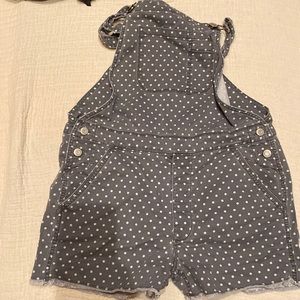American Eagle Outfitters short bib overalls